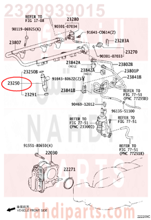 2320939015,INJECTOR ASSY, FUEL,بخاخ وقود