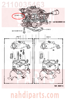 2110035463,CARBURETOR ASSY,ملحق احتقان 