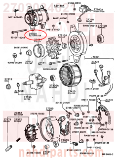 2702034021,ALTERNATOR ASSY,دينمو كهرباء - دينمو الشحن