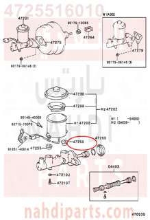 4725516010,GROMMET, MASTER CYLINDER RESERVOIR,جلدة  