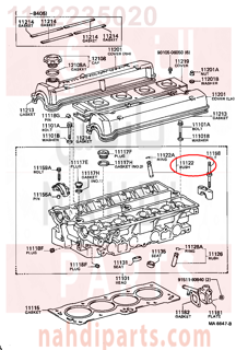 1112235020,BUSH, INTAKE VALVE GUIDE,صمام  بلف 