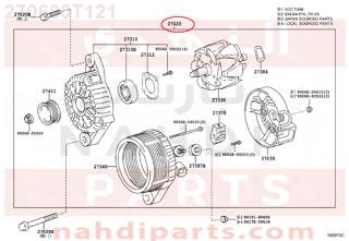 270600T121,ALTERNATOR ASSY,دينمو كهرباء - دينمو الشحن