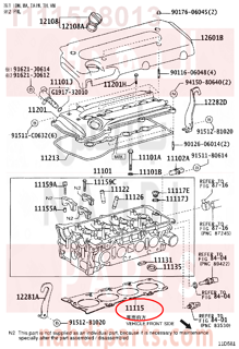 1111528013,GASKET, CYLINDER HEAD,وجه راس مكينة 