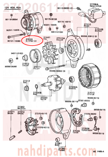 2702061110,ALTERNATOR ASSY,دينمو كهرباء - دينمو الشحن