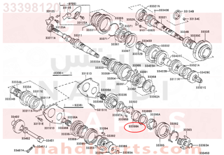 3339812010,RING, SYNCHRONIZER, MIDDLE NO.5,صوفة  رنج 