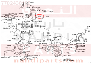 7702430160,PLATE SUB-ASSY, FUEL SUCTION,لوحة SUB-  وقود شفط