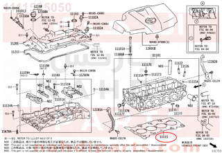 1111525050,GASKET, CYLINDER HEAD,وجه راس مكينة 