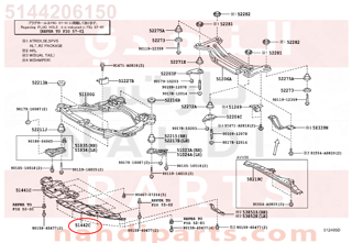 5144206150,COVER, ENGINE UNDER, LH,صاجة بلاستيك
