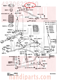 4870622030,BUSH, LATERAL CONTROL ROD,جلبة 