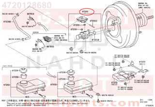 4720128680,CYLINDER SUB-ASSY, BRAKE MASTER,علبه فرامل كامله - سلندر فرامل