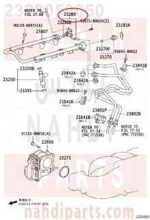 2328050050,REGULATOR ASSY, FUEL PRESSURE,قاعدة