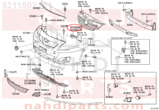 5211502181,SUPPORT, FRONT BUMPER SIDE, RH,قاعدة صدام امامى يمين