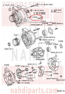 2706015080,ALTERNATOR ASSY,دينمو كهرباء - دينمو الشحن