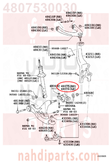 4807530030,BRACKET SUB-ASSY, LWR ARM, NO,1,دعامة 