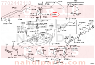 7702442110,PLATE SUB-ASSY, FUEL SUCTION,ماصورة تانكي البنزين