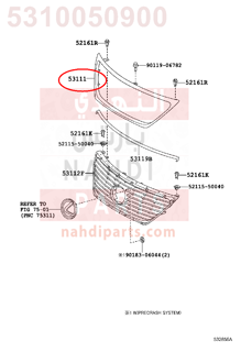 5310050900,GRILLE, RADIATOR,شبك 
