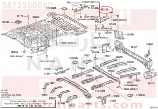 5872360080,PROTECTOR, LUGGAGE COMPARTMENT SIDE COVER, NO.1,صاجة 