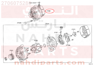 2706075280,ALTERNATOR ASSY,دينمو كهرباء - دينمو الشحن