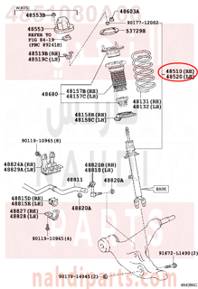 4851080A06,FRONT RIGHT SHOCK ABSORBER ,مساعد أمامي يمين
