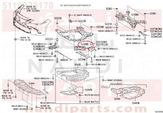 5110033170,FRAME ASSY, FRONT,كمر أمامي - كمر مكينة