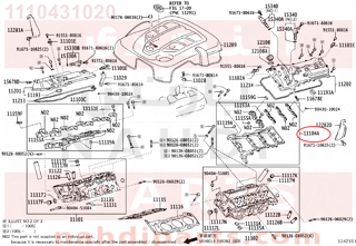 1110431020,HOUSING SUB-ASSY, CAMSHAFT, LH,جرم  راس مكينة 