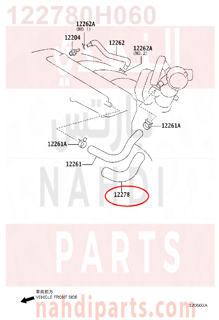 122780H060,INSULATOR, VENTILATION HOSE HEAT,قاعدة  