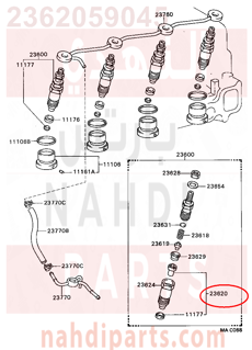 2362059045,NOZZLE ASSY,بخاخ 