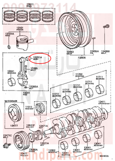 9099973114,BUSH(FOR CONNECTING ROD SMALL END),جلبة 