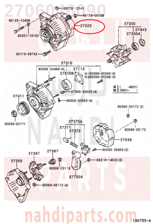 2706046090,ALTERNATOR ASSY,دينمو كهرباء - دينمو الشحن