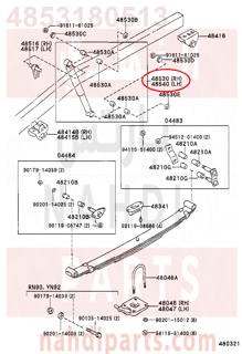 4853180513,ABSORBER ASSY, SHOCK, REAR RH,مساعد خلفى يمين 