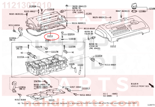 112130T010,GASKET, CYLINDER HEAD COVER,وجه غطا بلوف 