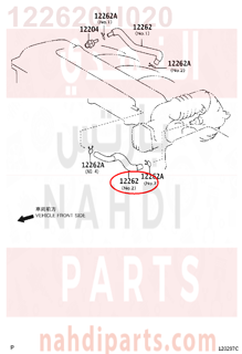 122620H020,HOSE, VENTILATION, NO.2,خرطوش تبخير الزيت - الصغير