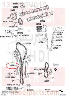 135590V010,SLIPPER, CHAIN TENSIONER,تكاية جنزير 