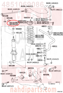 4851069086,FRONT RIGHT SHOCK ABSORBER ,مساعد أمامي يمين