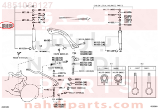 4851069127,FRONT RIGHT SHOCK ABSORBER ,مساعد أمامي يمين