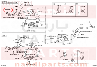 90917T6001,GASKET, EXHAUST PIPE,وجه  