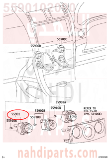 5590102090,BASE SUB-ASSY, HEATER CONTROL,صاجة 