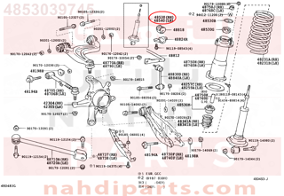 4853039745,ABSORBER ASSY, SHOCK, REAR RH,مساعد خلفى يمين 