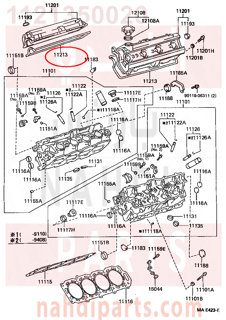 1121350020,GASKET, CYLINDER HEAD COVER,وجه غطا بلوف 