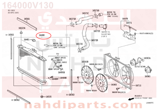 164000V130,RADIATOR ASSY,لديتر ماء - مبرد مكينه