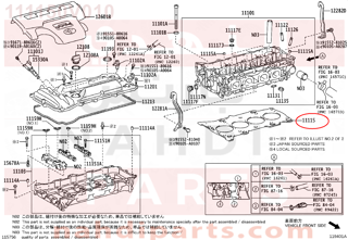 111150V010,GASKET, CYLINDER HEAD,وجه راس مكينة 