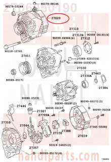 2706050190,ALTERNATOR ASSY,دينمو كهرباء - دينمو الشحن