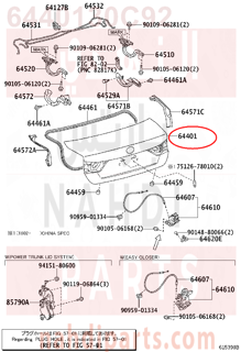 6440130C92,PANEL SUB-ASSY, LUGGAGE COMPARTMENT DOOR,شنطة خلفية كاملة - بدون ملحقات