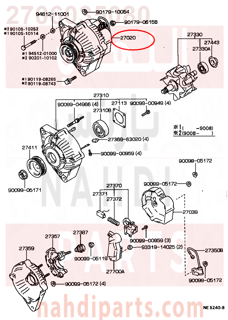 2706035080,ALTERNATOR ASSY,دينمو كهرباء - دينمو الشحن