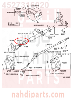 4527316020,BUSH, STEERING MAIN SHAFT,جلبة 