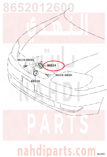 8652012600,HORN ASSY, LOW PITCHED,Hاو N   LOW ضارية