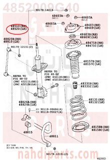 4852009G40,FRONT LEFT SHOCK ABSORBER ,مساعد أمامي يسار