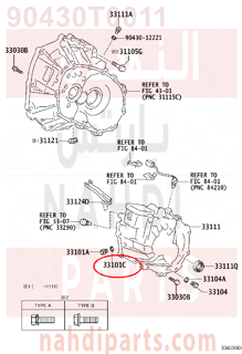 90430T0011,GASKET, DRAIN PLUG(MTM),وجه  