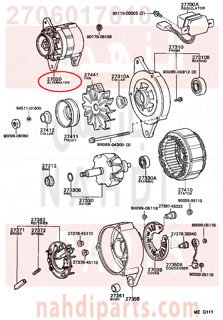 2706017010,ALTERNATOR ASSY,دينمو كهرباء - دينمو الشحن