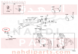 9091706090,GASKET, EXHAUST PIPE,وجه  